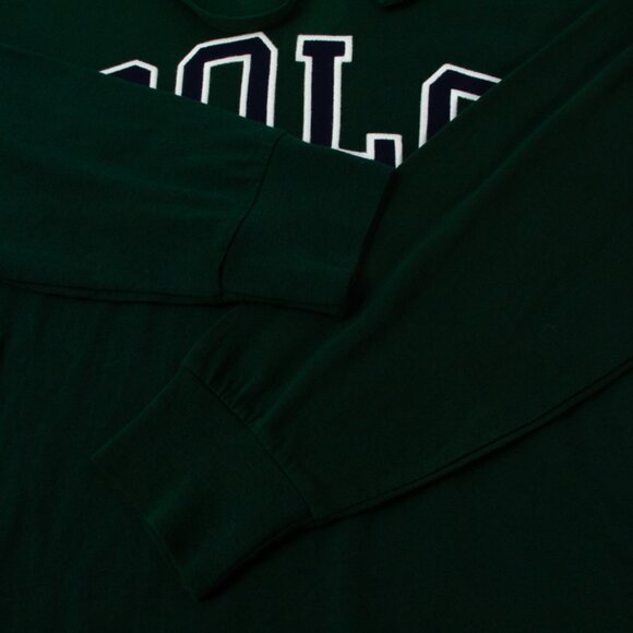 Pol Ralph Lauren NWT Spellout POLO Forrest Green Lightweight Hoodie, S - Picture 6 of 12